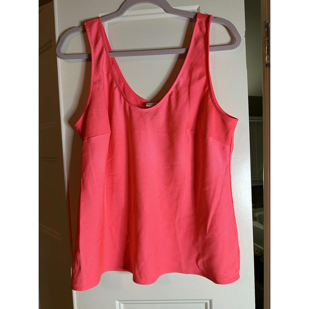 A New Day Size Large Women’s Tank Bright Coral Pink